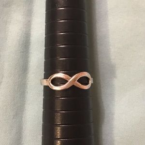 Sterling Silver Infinity Ring SZ 7.5